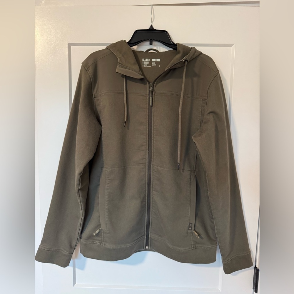 5.11 Tactical Mens Full Zip Hoodie - Size MD